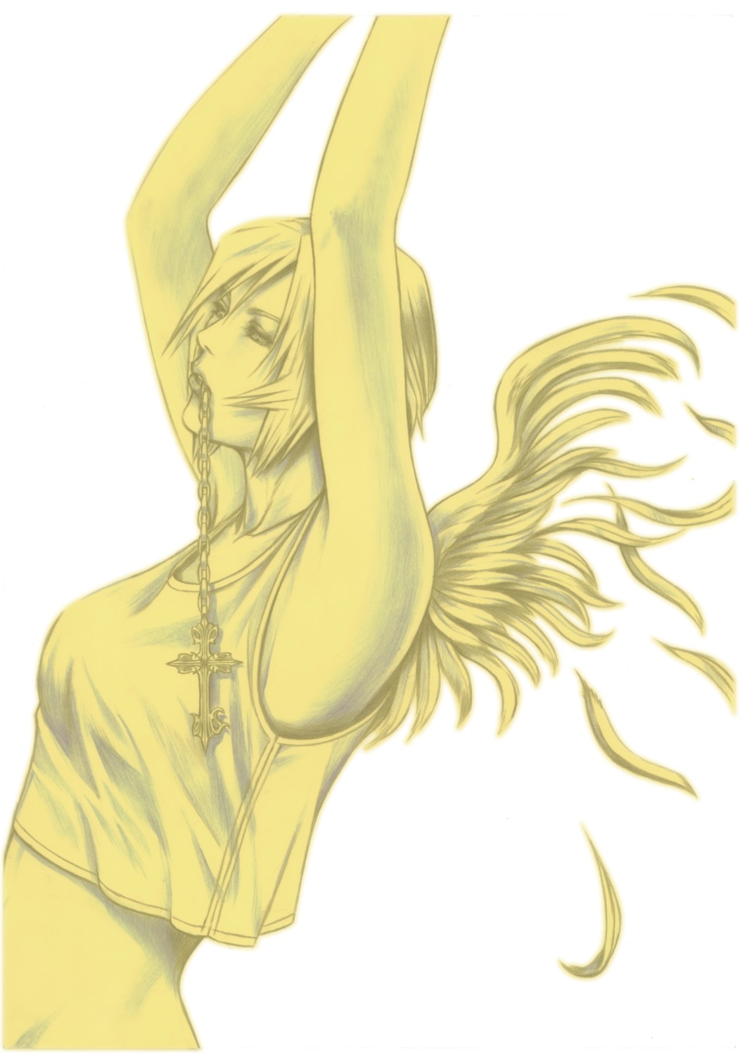 aya_brea monochrome nomura_tetsuya parasite_eve square_enix