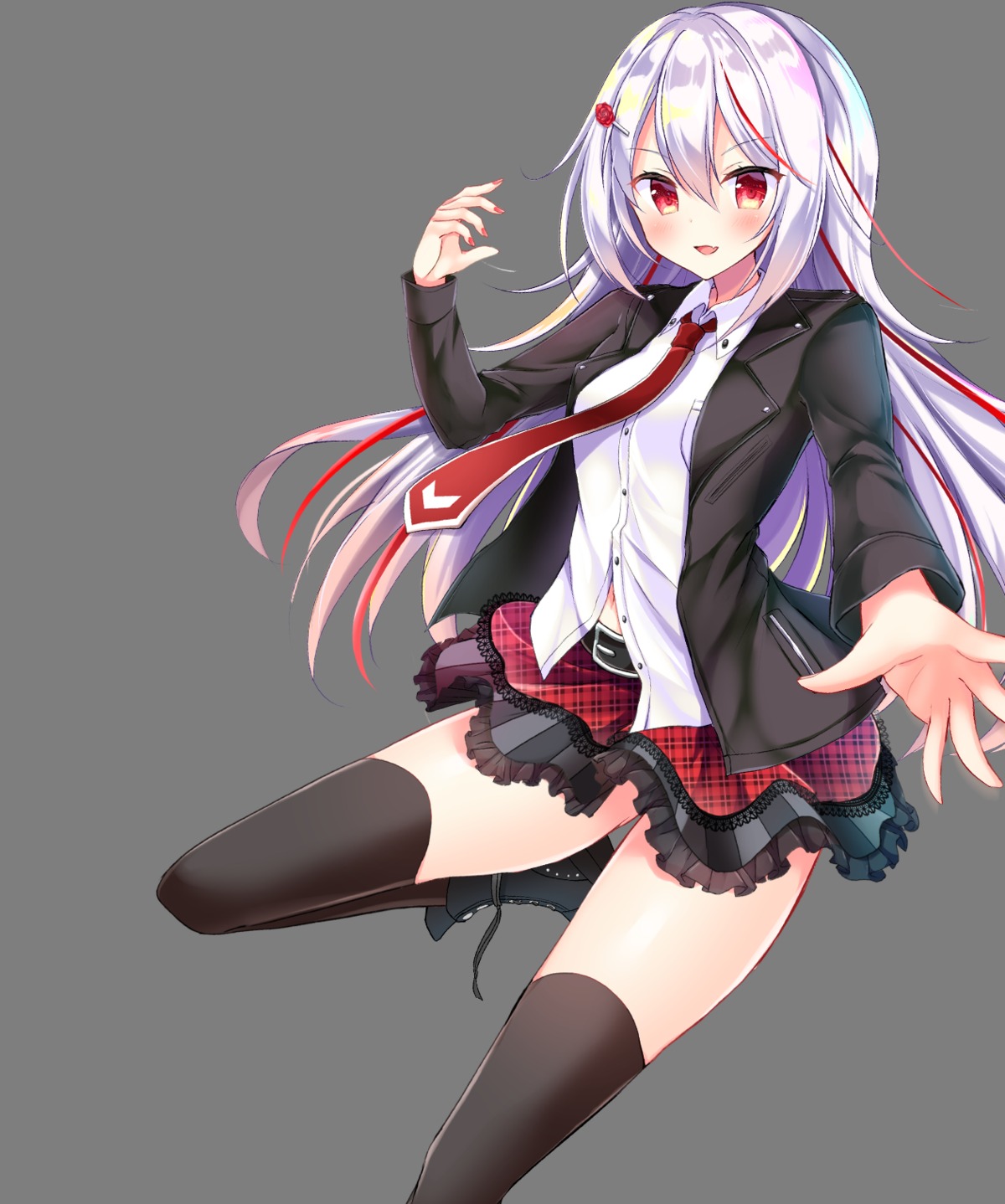 kirakira_monstars seifuku thighhighs transparent_png yuimisu