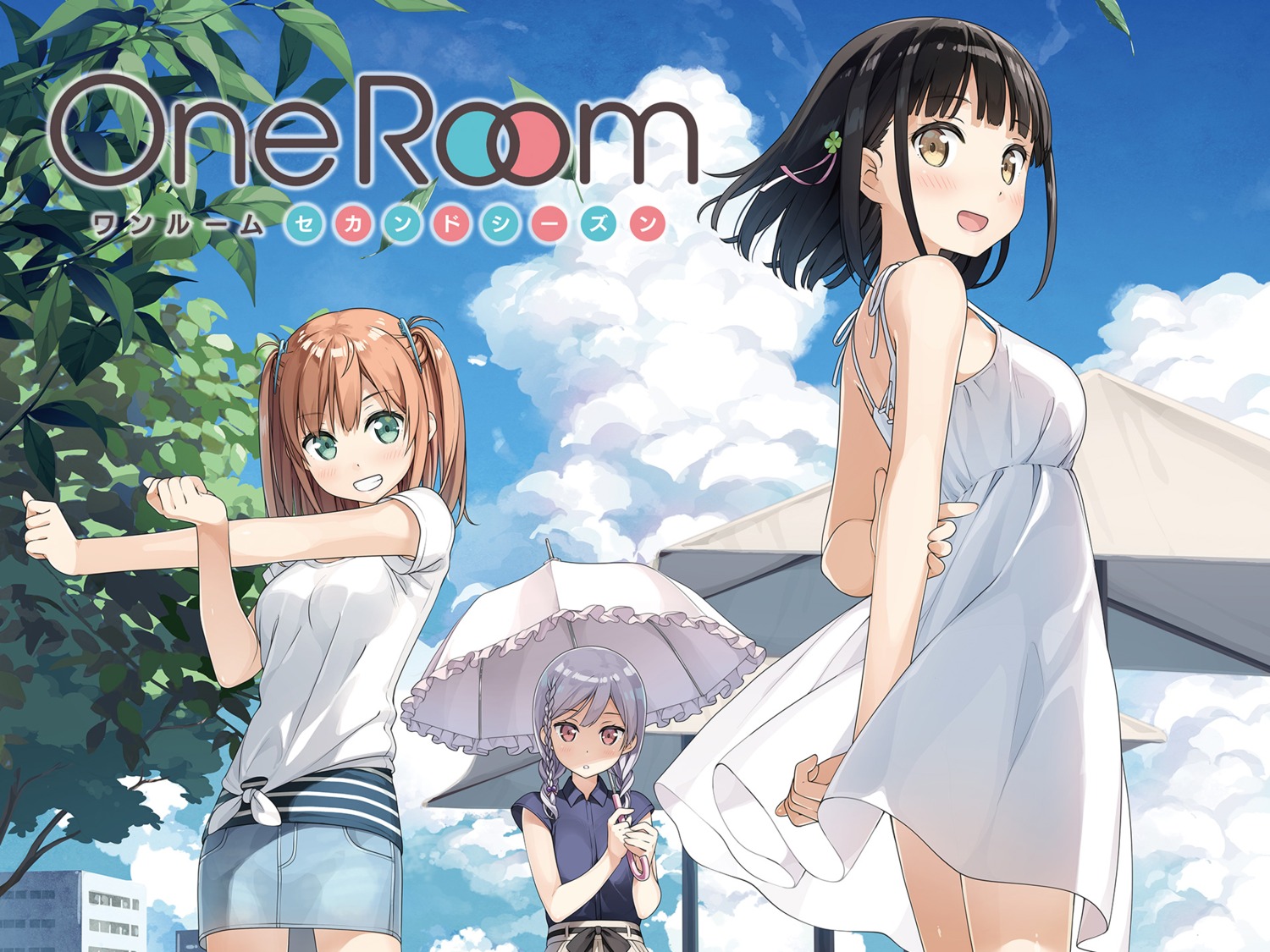 dress kantoku one_room summer_dress umbrella