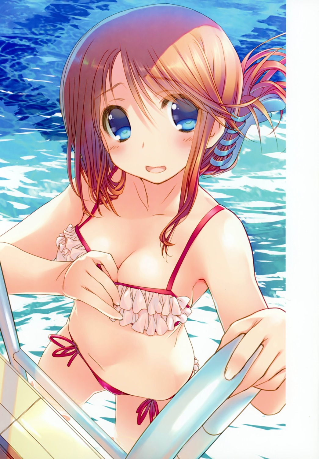 amaduyu_tatsuki bikini cleavage komaki_manaka swimsuits to_heart_(series) to_heart_2