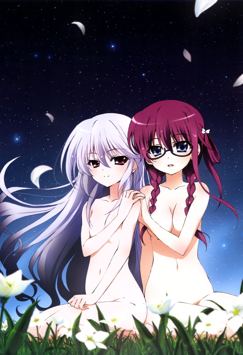 grisaia grisaia_no_kajitsu kazami_kazuki megane naked suou_amane