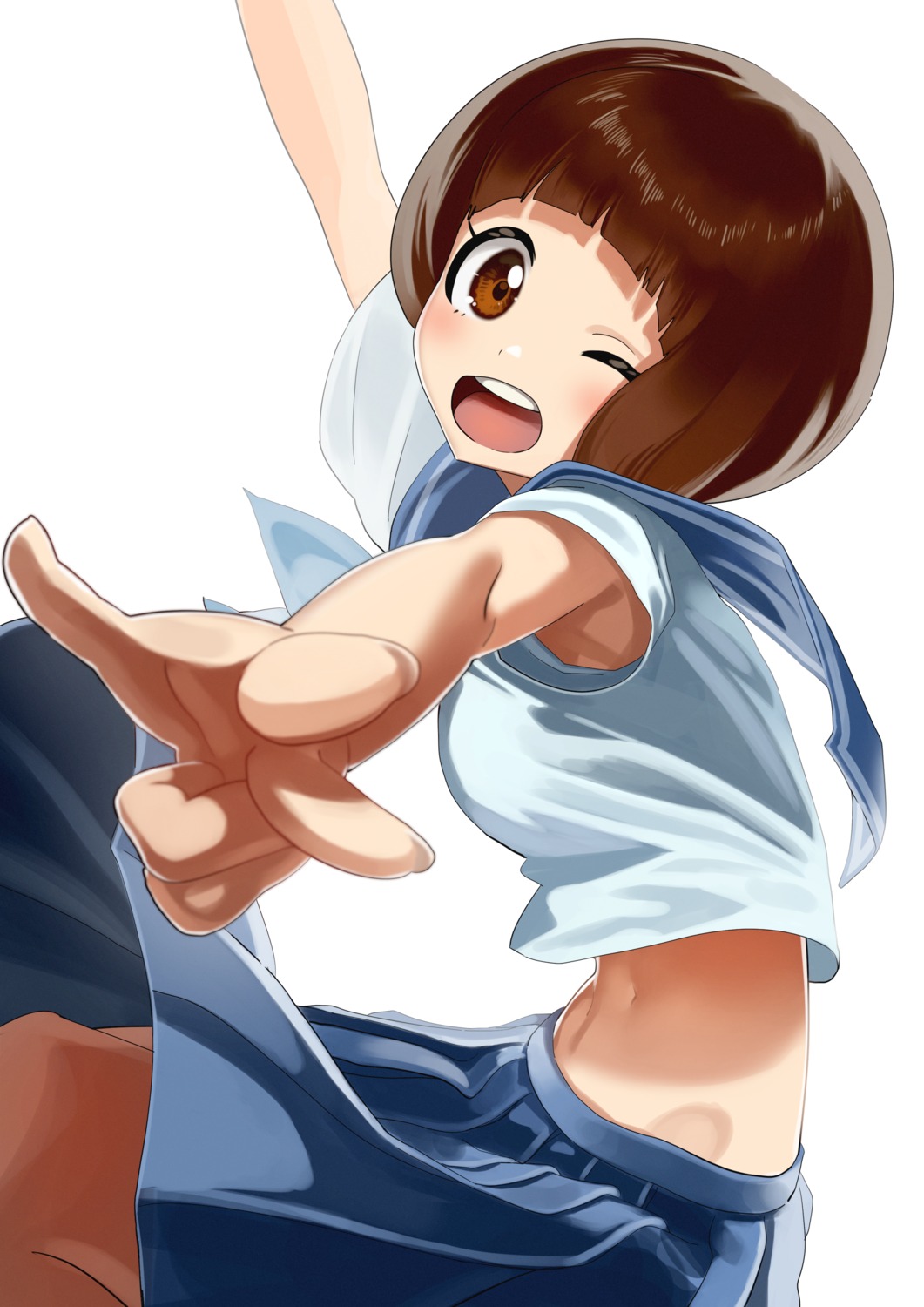 kill_la_kill mankanshoku_mako seifuku zyaki