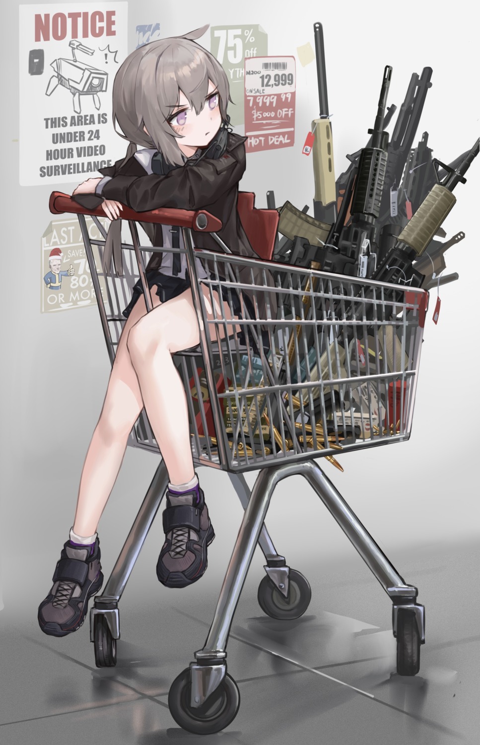 girls_frontline gun m200_(girls_frontline) sawkm uniform