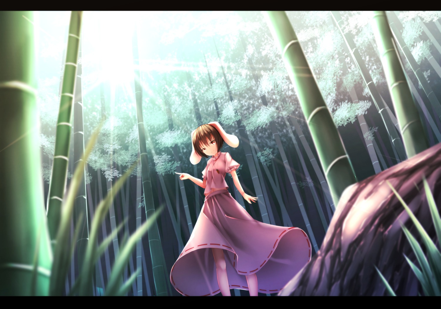 animal_ears bunny_ears inaba_tewi rerrere touhou