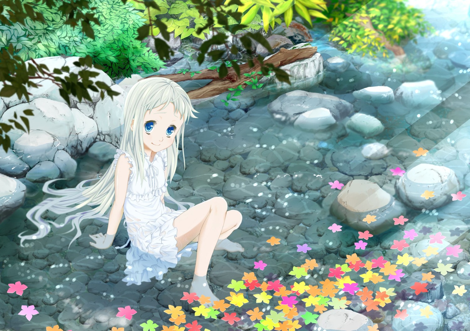 ano_hi_mita_hana_no_namae_wo_bokutachi_wa_mada_shiranai dress honma_meiko itinana