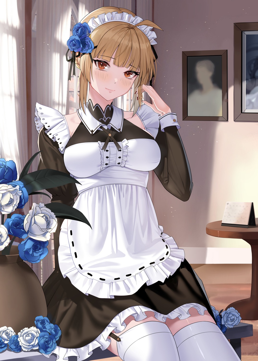 maid siha stockings thighhighs