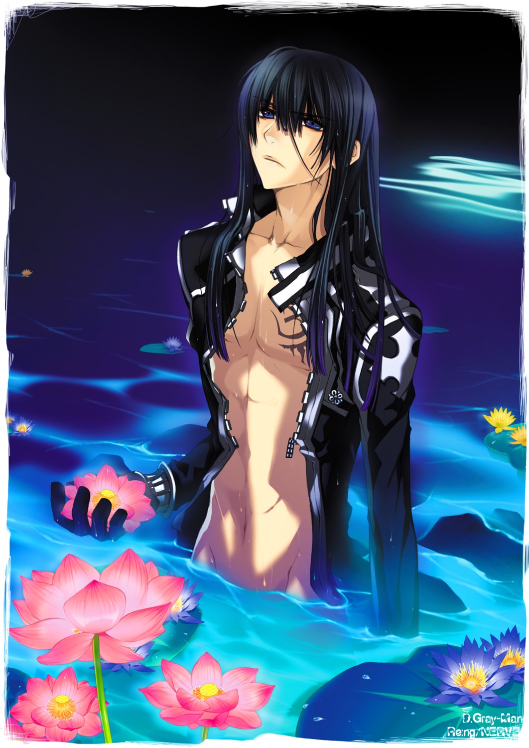 d.gray-man kanda_yu male migiwa_hasu