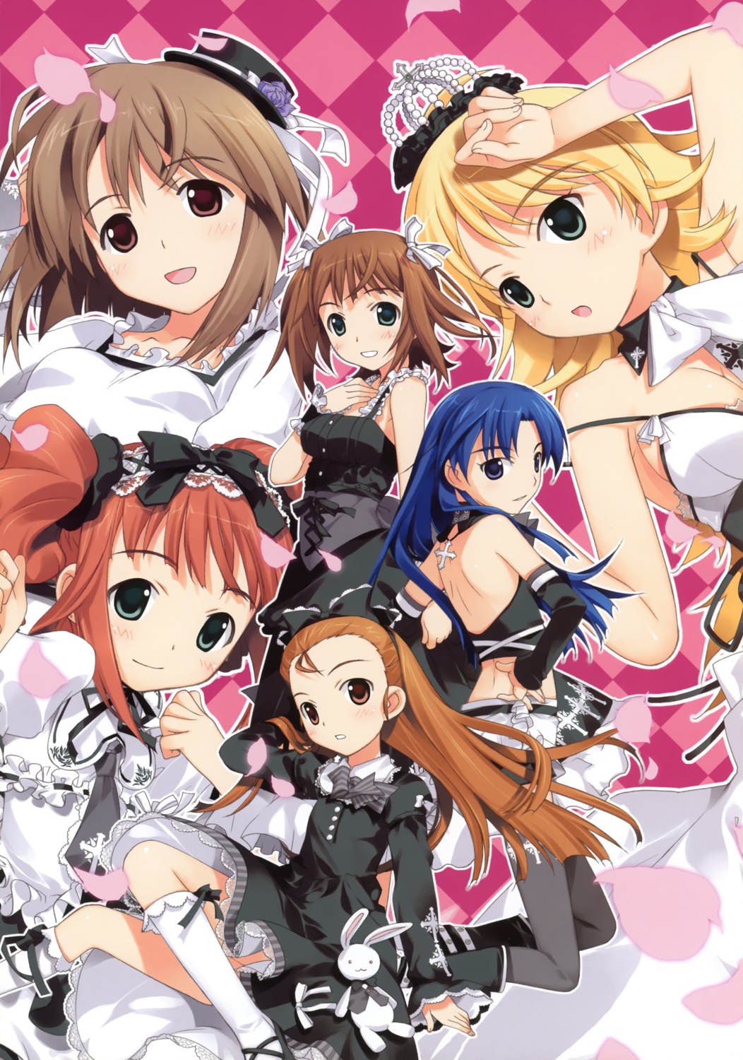 amami_haruka fujima_takuya hagiwara_yukiho hoshii_miki kisaragi_chihaya lolita_fashion minase_iori takatsuki_yayoi the_idolm@ster the_idolm@ster_break!