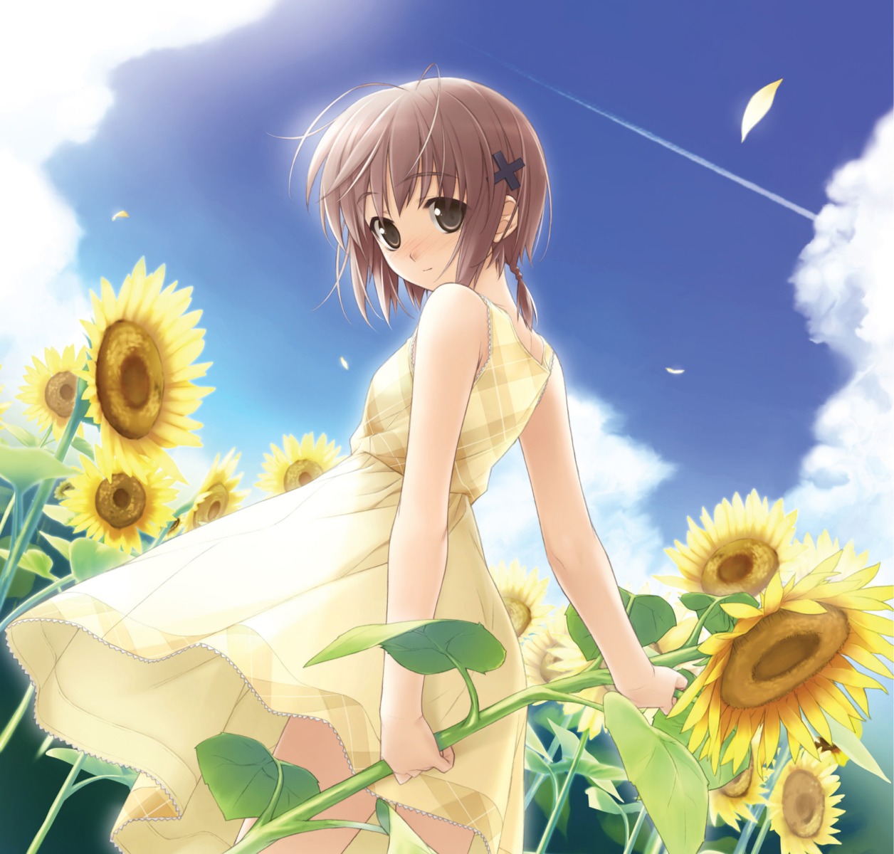 amatsume_akira dress hashimoto_takashi sphere summer_dress yosuga_no_sora