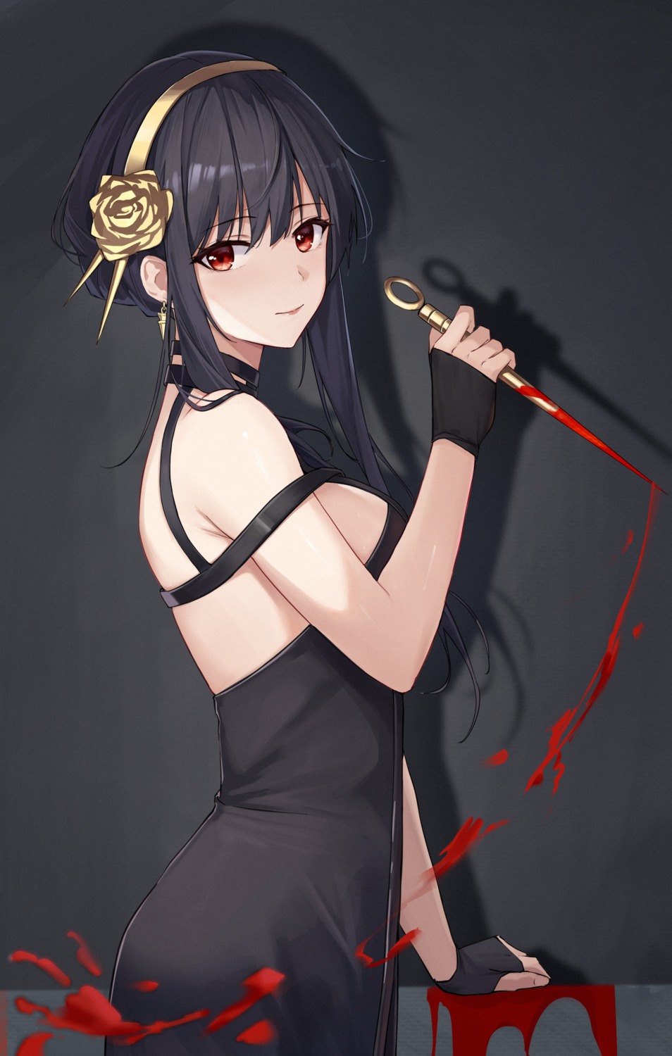 beten blood dress no_bra spy_x_family weapon yor_briar