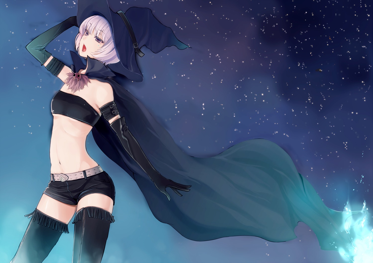 hareno_chiame thighhighs witch