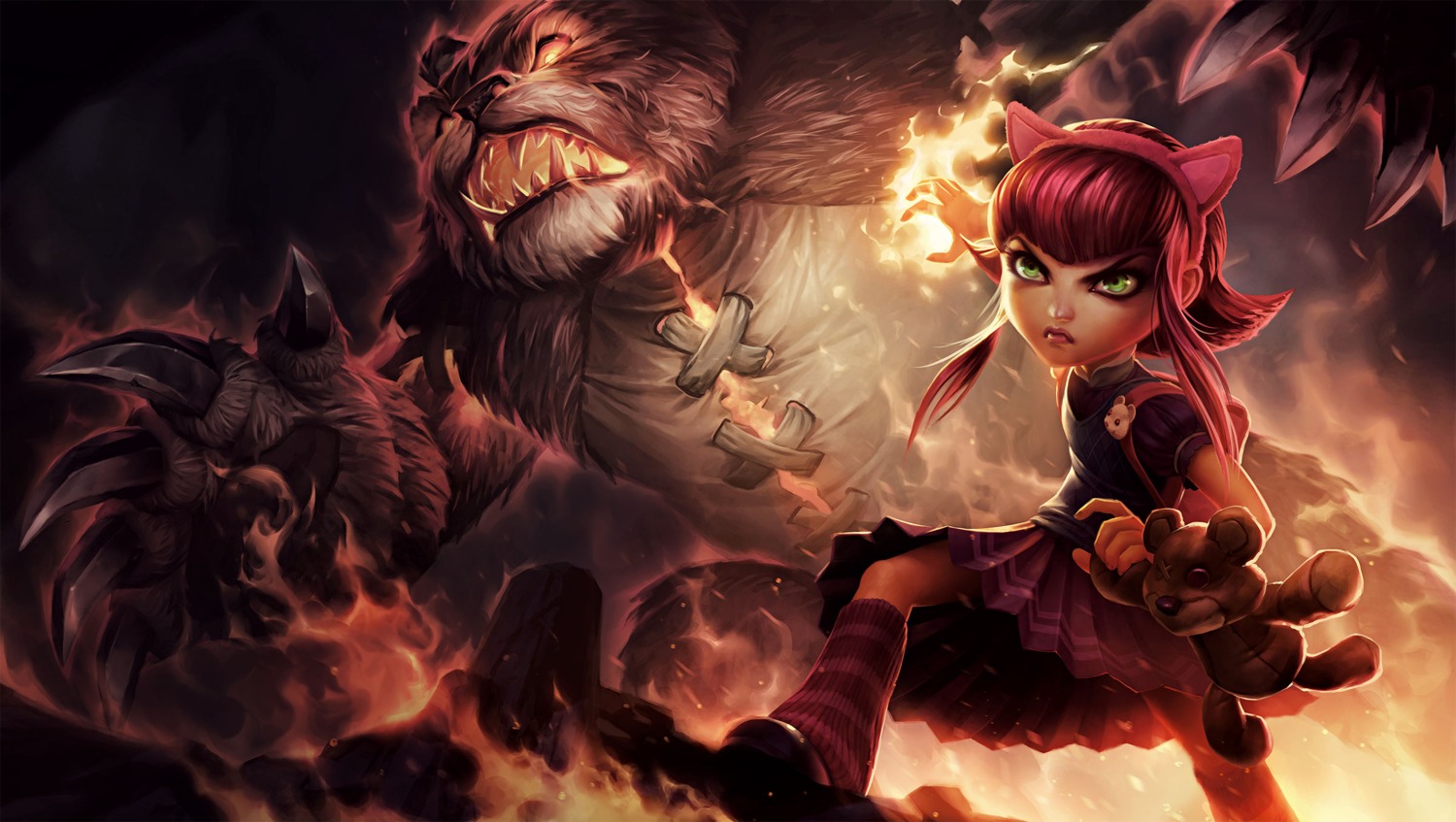 animal_ears annie_hastur league_of_legends monster tagme tibbers