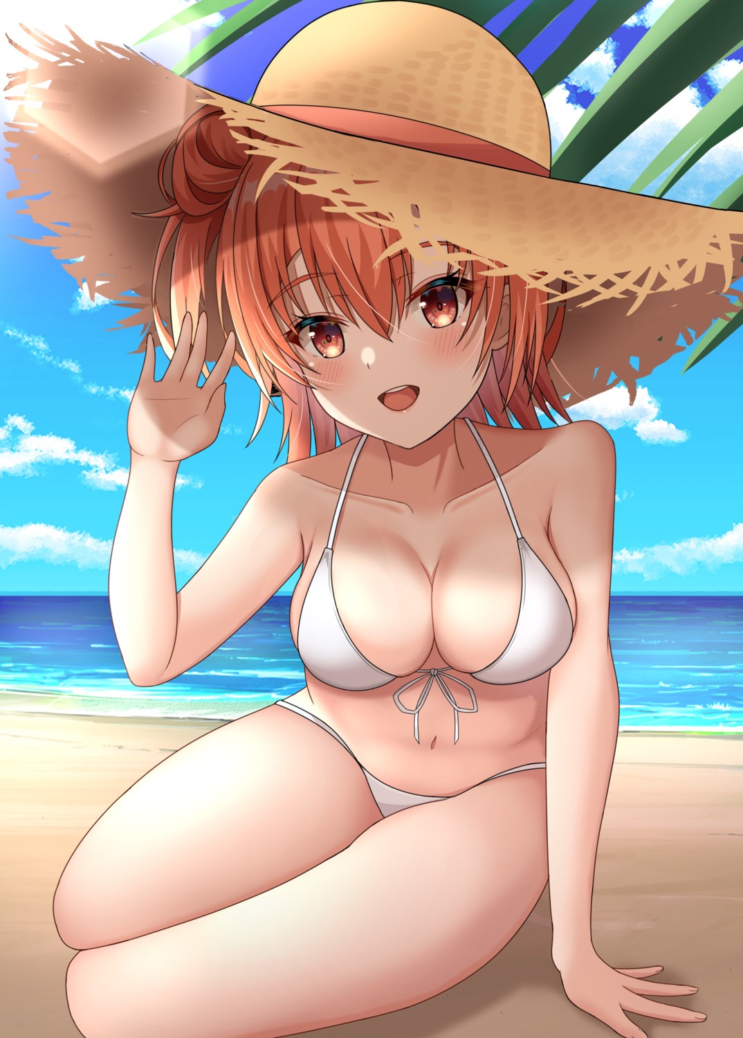 bikini hisui_(user_zvkr2432) swimsuits yahari_ore_no_seishun_lovecome_wa_machigatteiru. yuigahama_yui