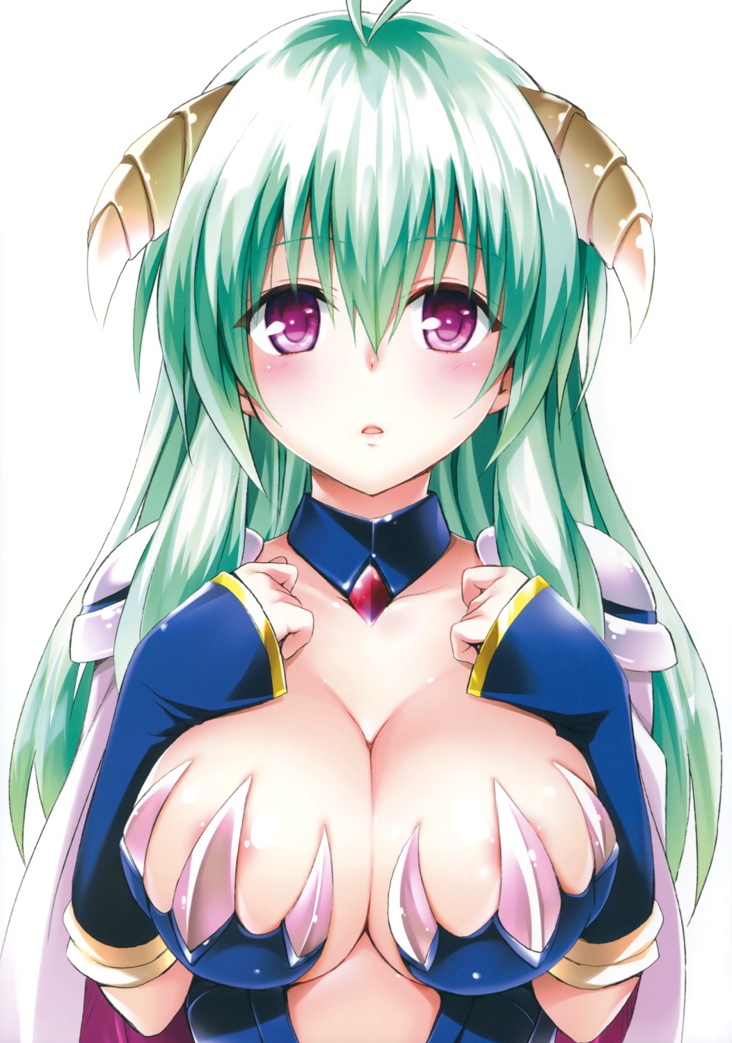 areola breast_hold horns no_bra run_elsie_jewelria to_love_ru to_love_ru_darkness yabuki_kentarou