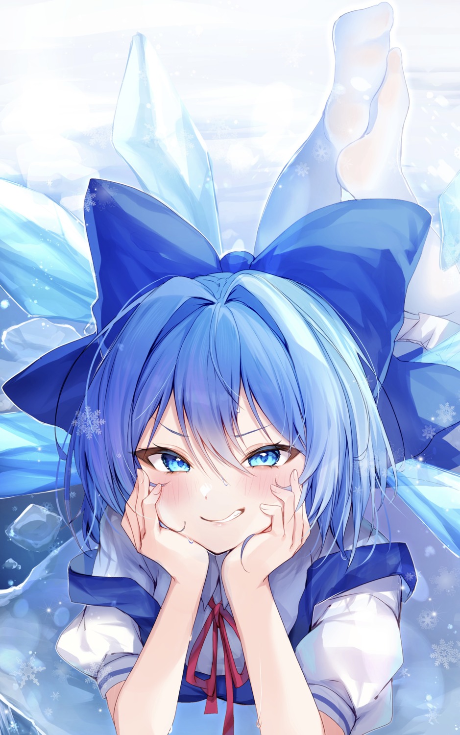 cirno nenobi_(nenorium) pantyhose touhou wings