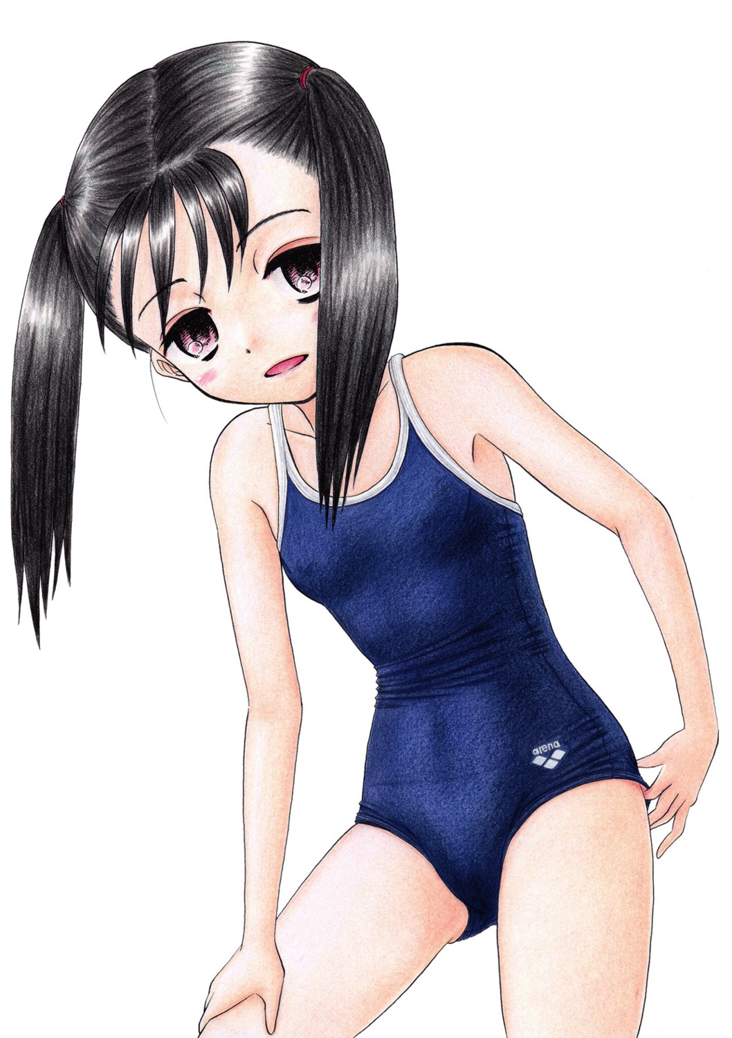 hidaka_medaka school_swimsuit swimsuits