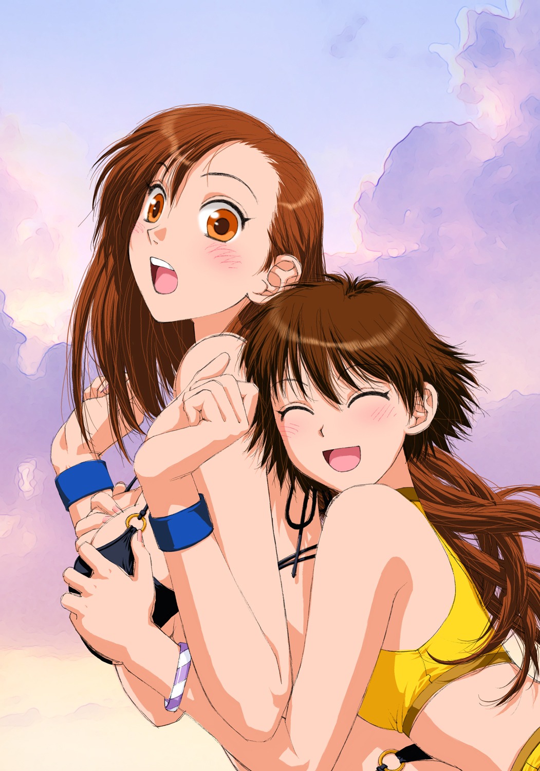 bikini breast_grab swimsuits yui_toshiki