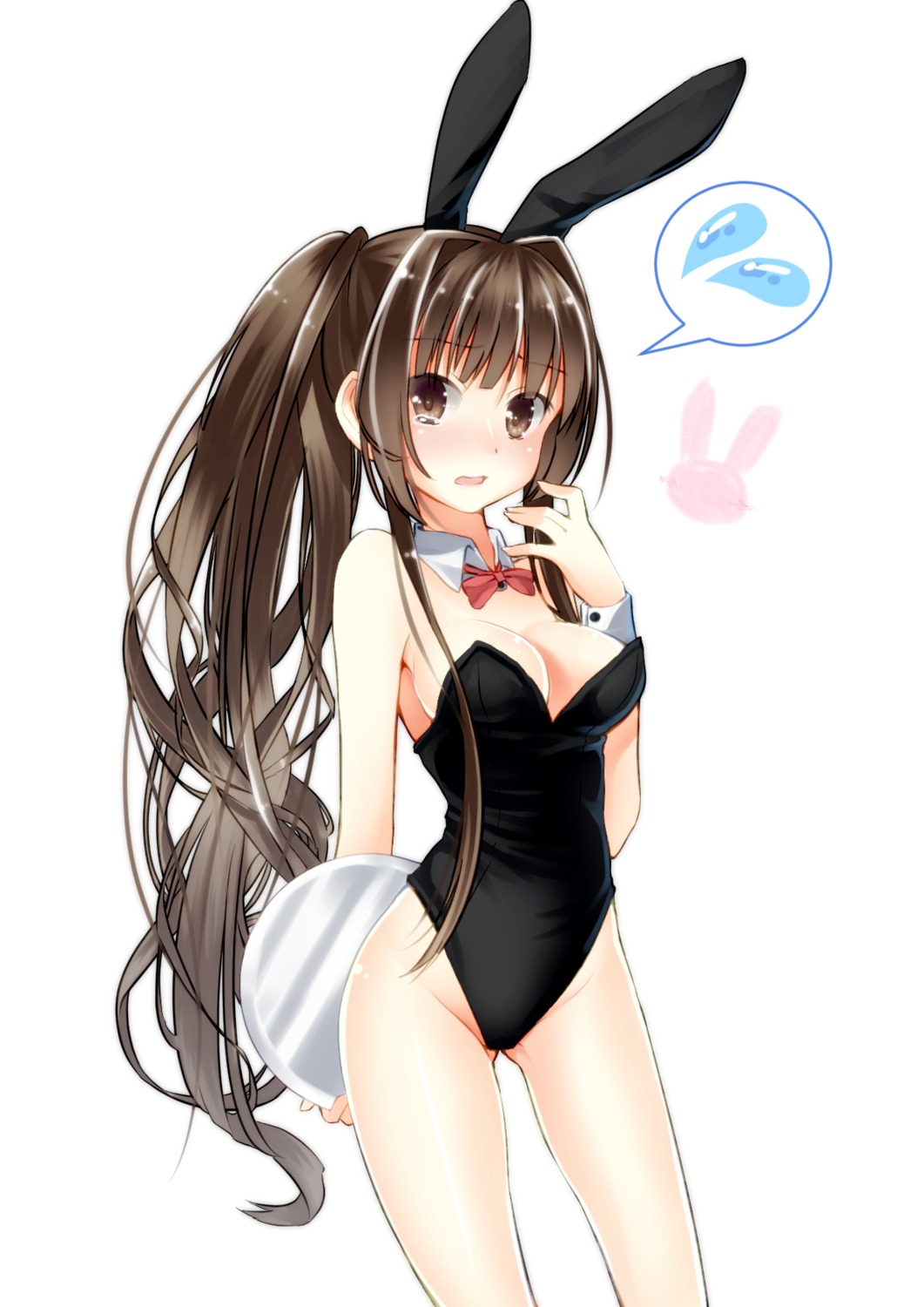 animal_ears bunny_ears bunny_girl cleavage kantai_collection thika yamato_(kancolle)