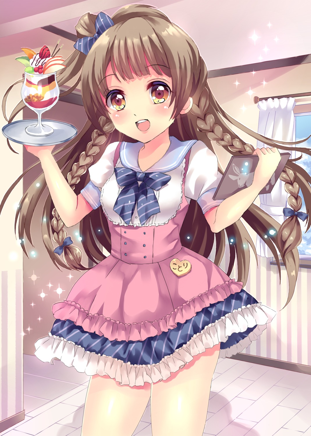 love_live! lyric minami_kotori waitress