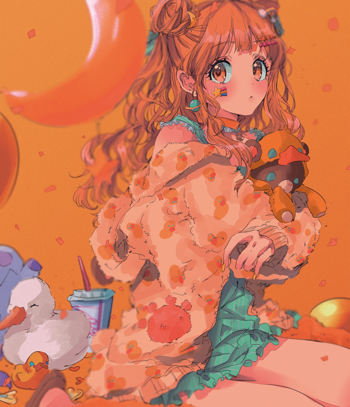 dress moroboshi_kirari najuco tattoo the_idolm@ster the_idolm@ster_cinderella_girls