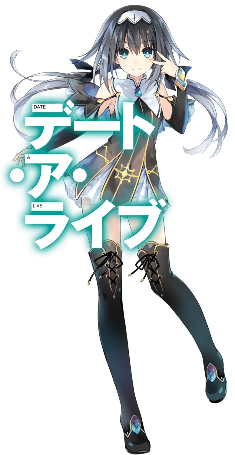 date_a_live nibelcol thighhighs tsunako