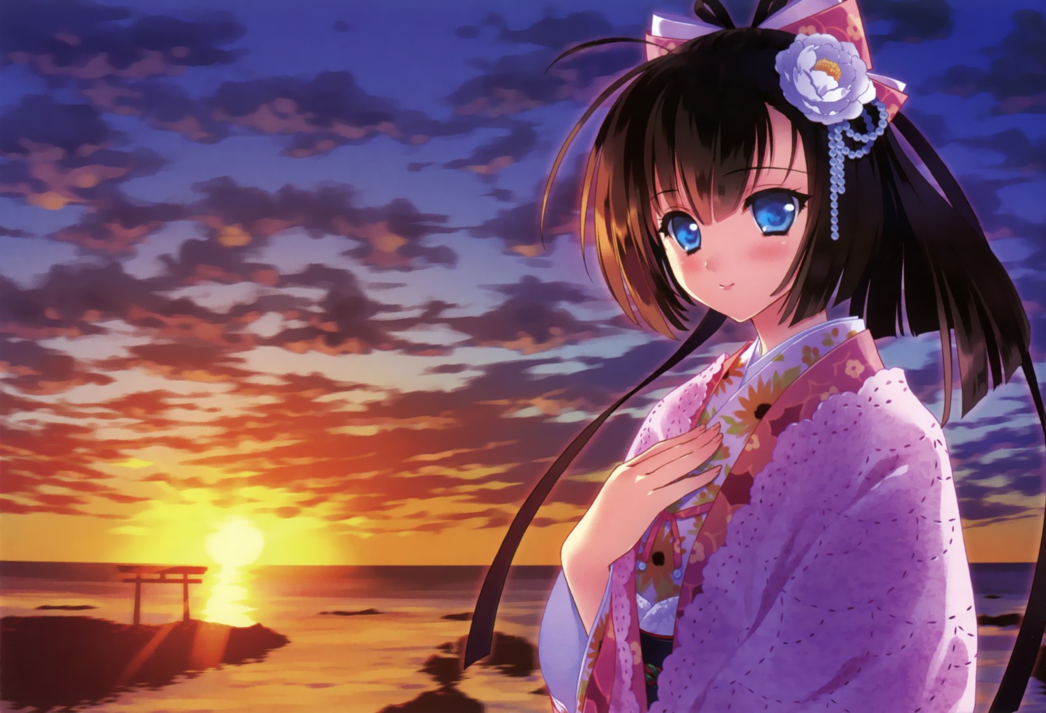 akizuki_(kancolle) carnelian kantai_collection kimono