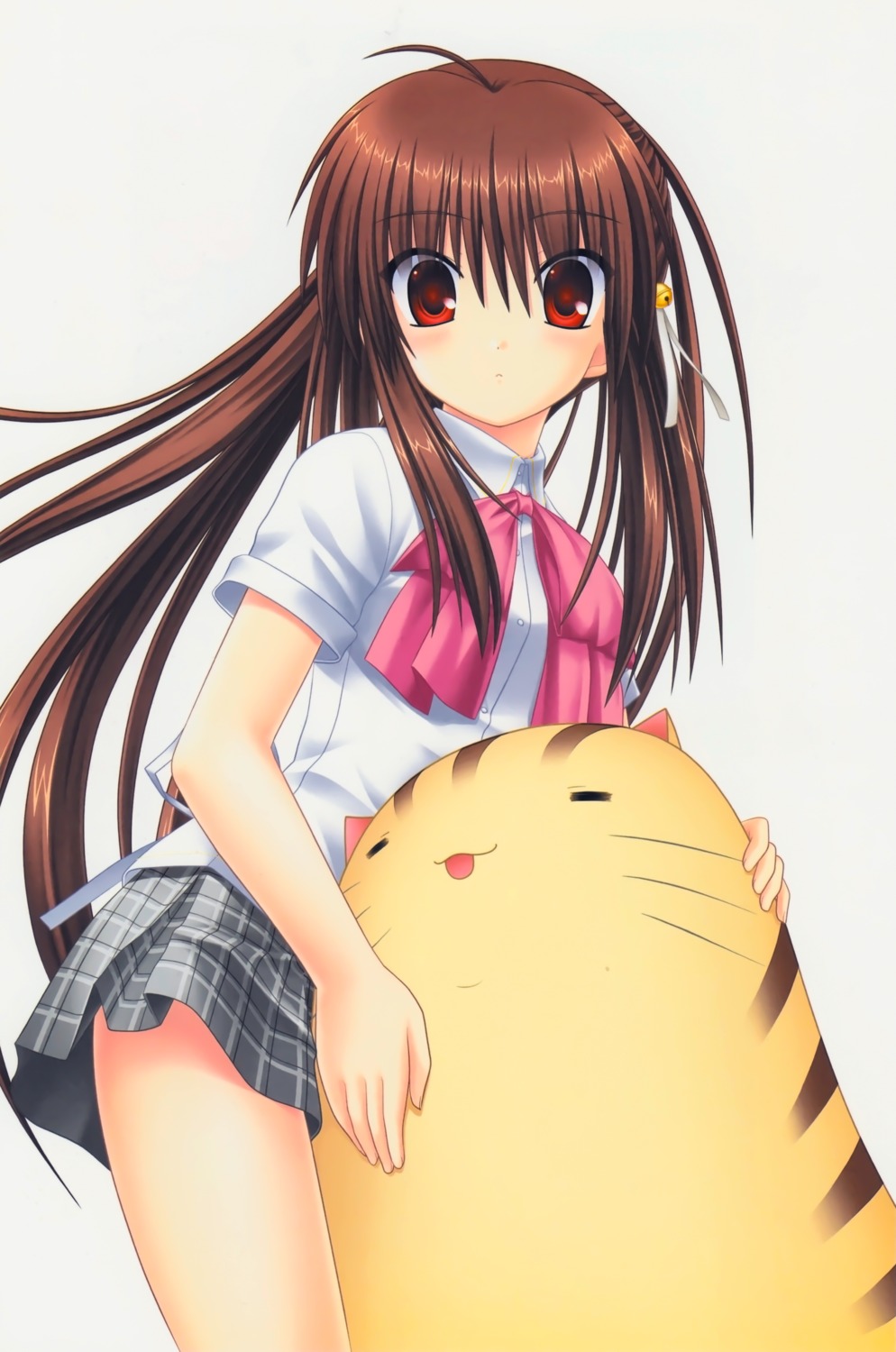 key little_busters! na-ga natsume_rin seifuku