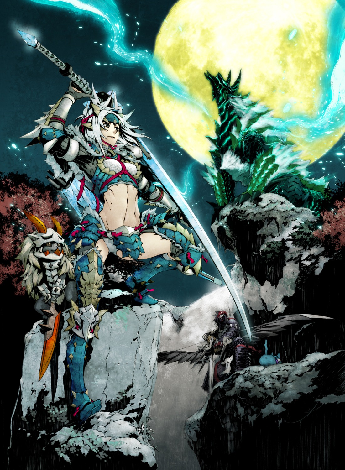 armor miwa_shirow monster monster_hunter sword