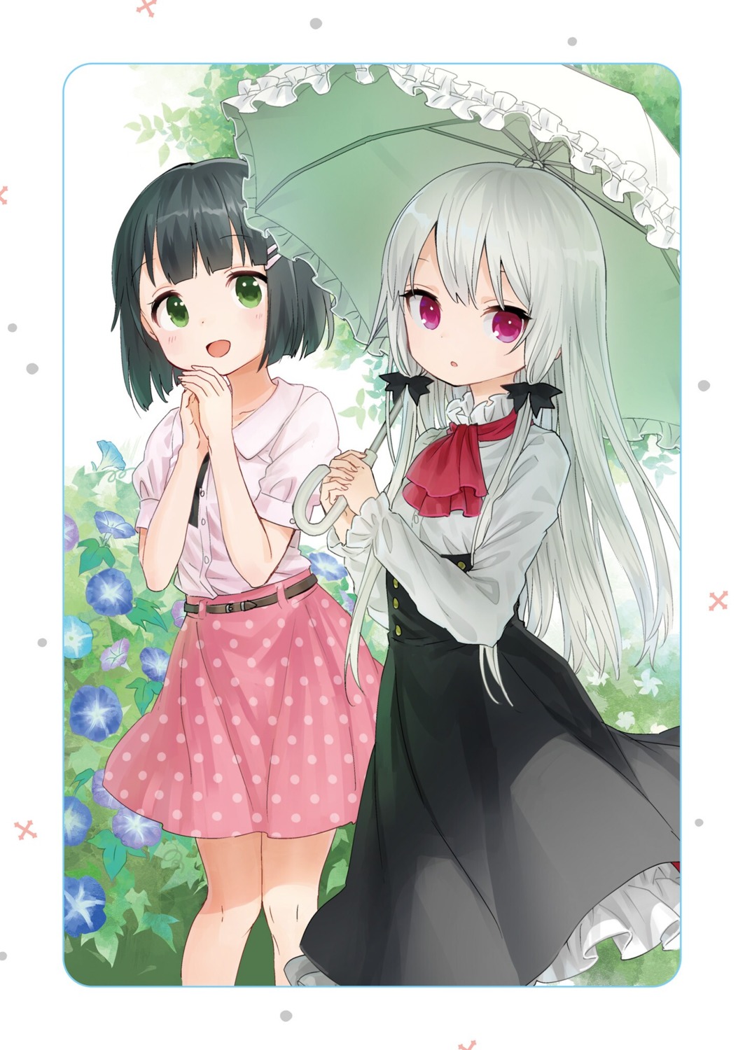 amano_akari amatou111 dress sophie_twilight tonari_no_kyuuketsuki-san umbrella