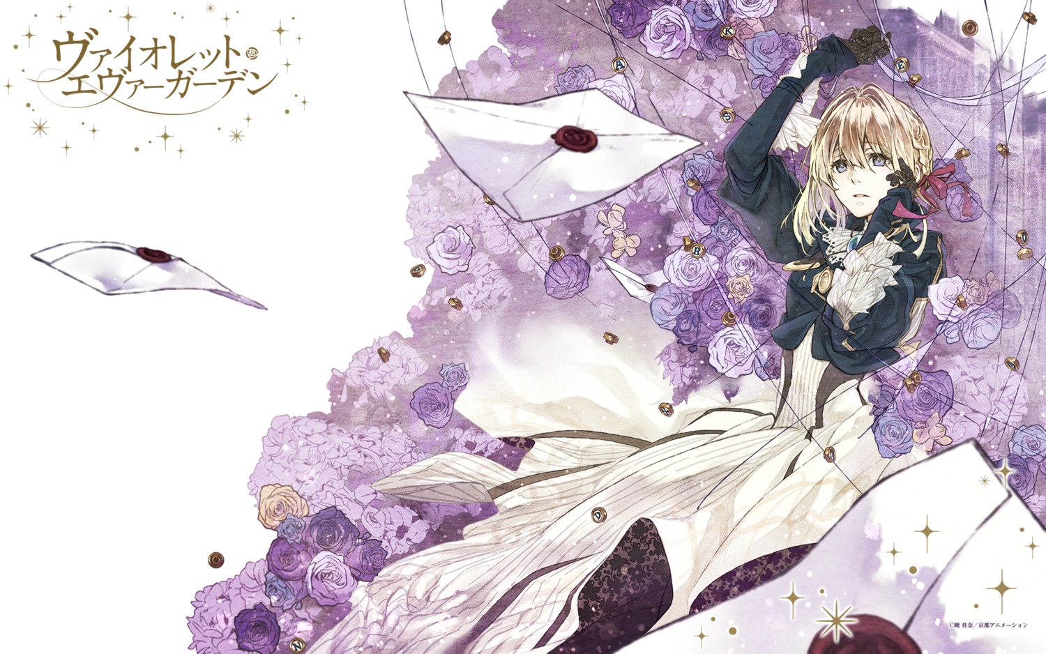 dress takase_akiko violet_evergarden violet_evergarden_(character) wallpaper
