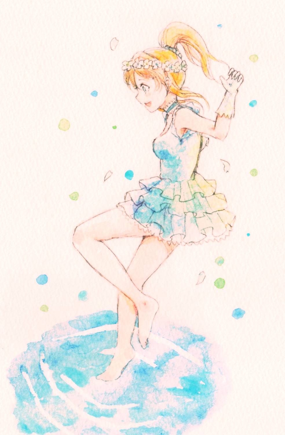 ayase_eli dress feet lilylion26 love_live!