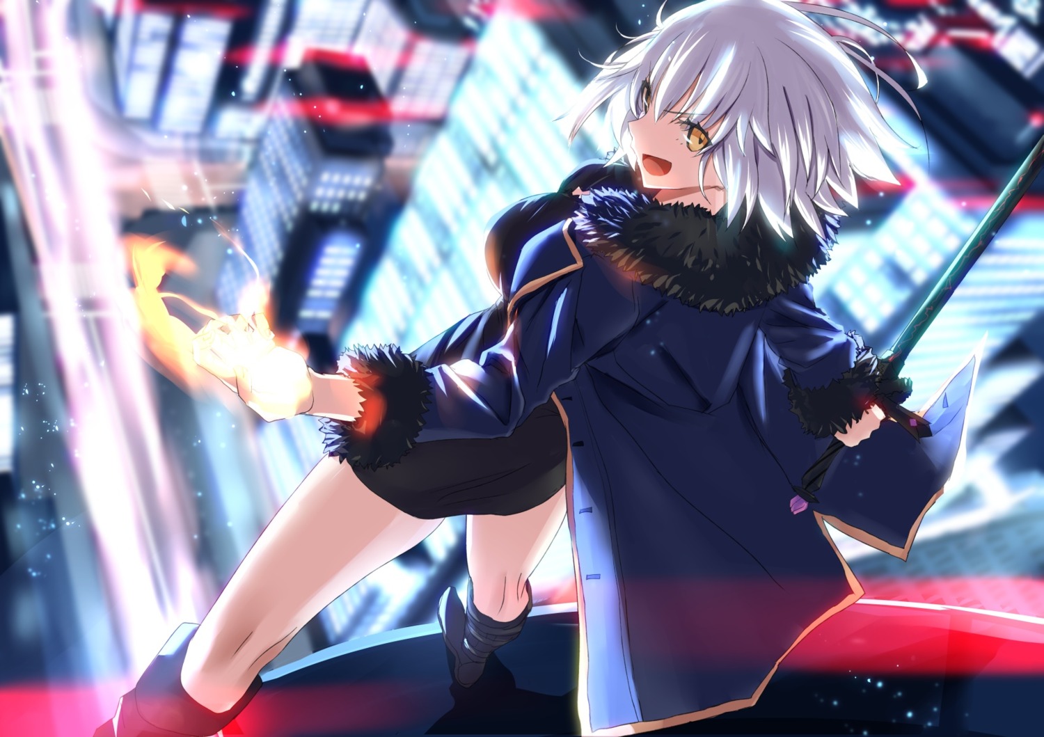 fate/grand_order heels jeanne_d'arc jeanne_d'arc_(alter)_(fate) tsuuhan