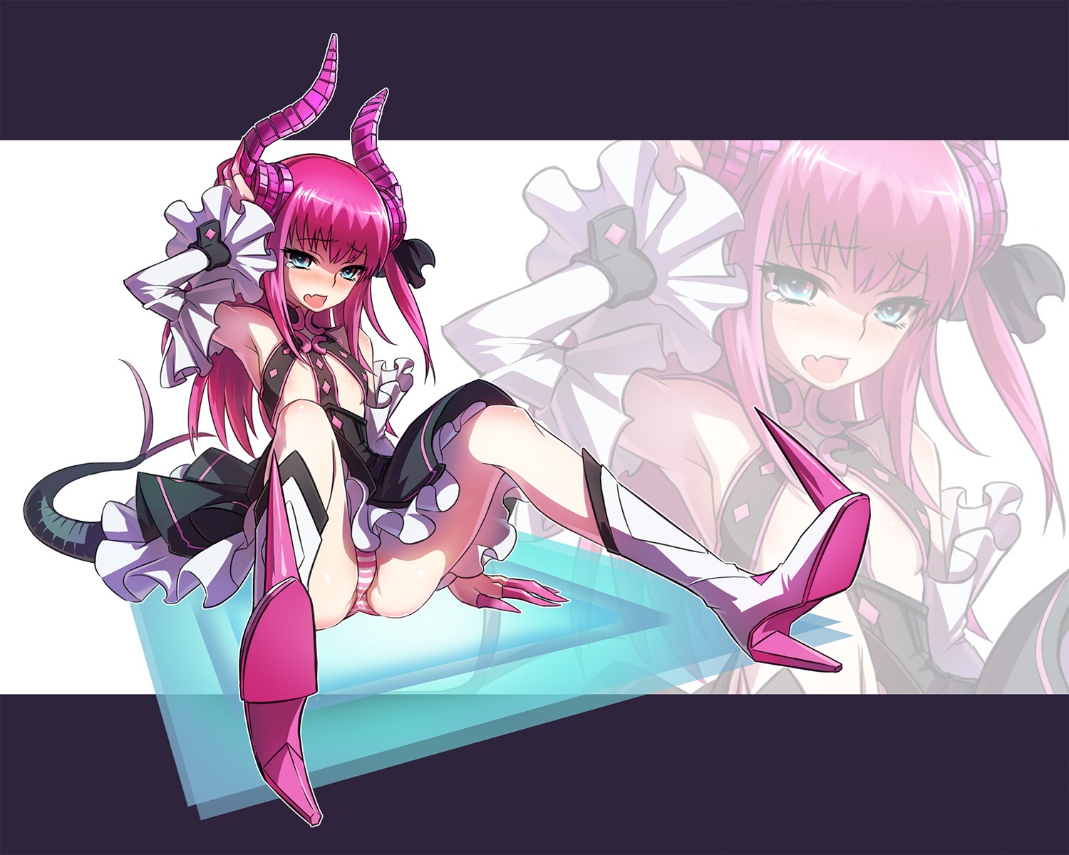 elizabeth_bathory fate/extra fate/extra_ccc fate/stay_night horns loli pantsu shimapan todee