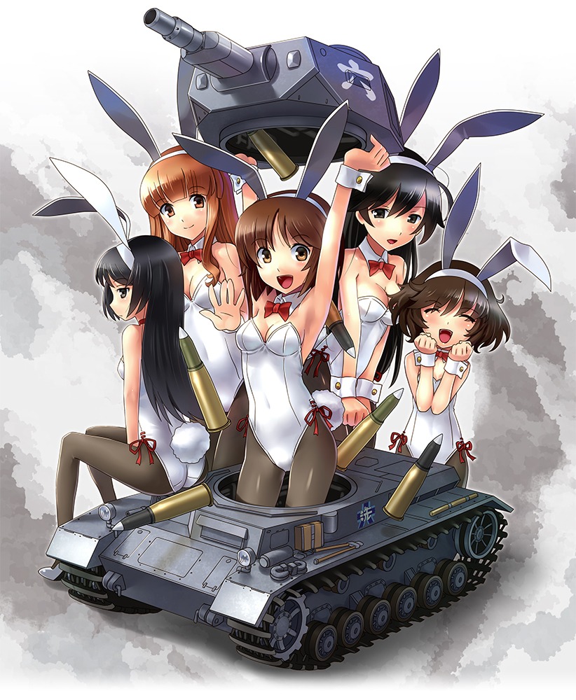 marukata girls und panzer akiyama yukari isuzu hana nishizumi miho ...