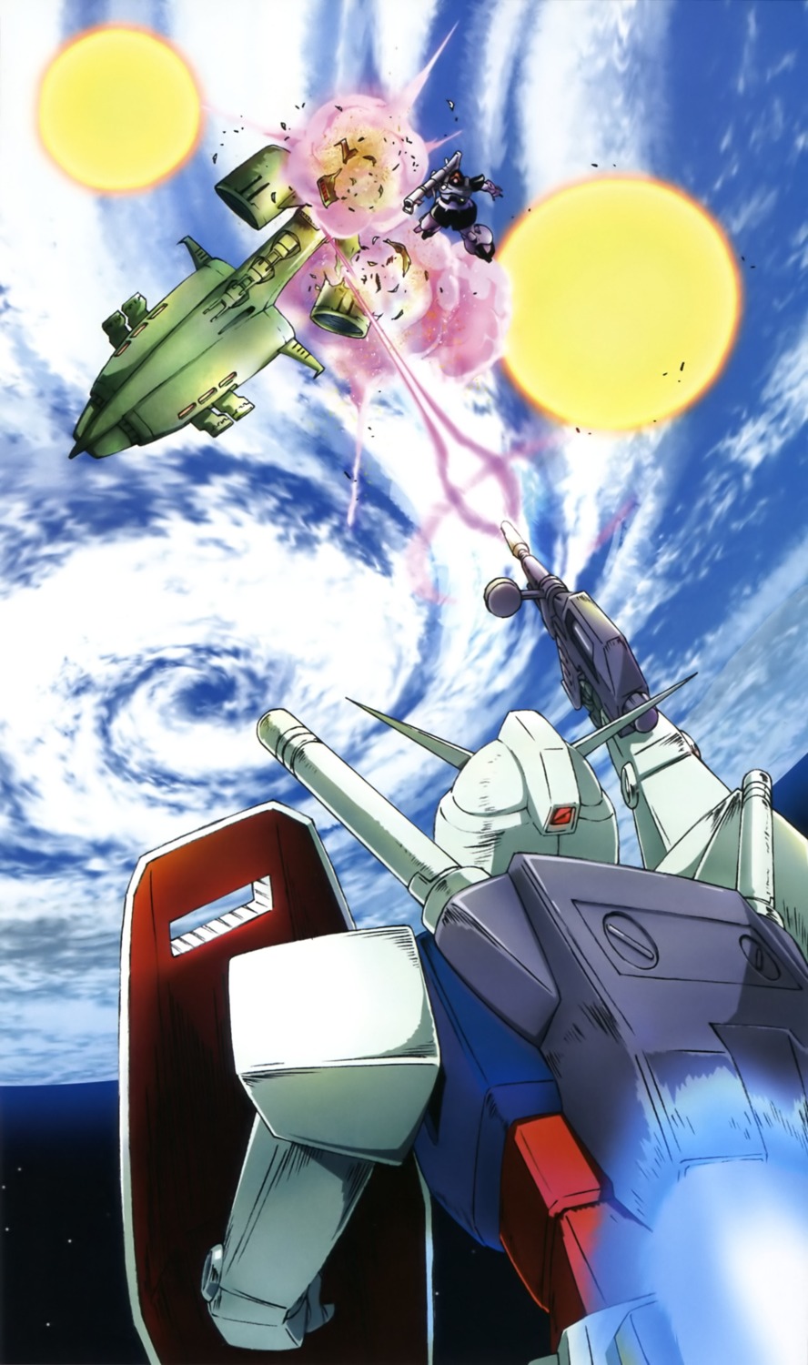 gun gundam mecha mobile_suit_gundam rx-78-2_gundam