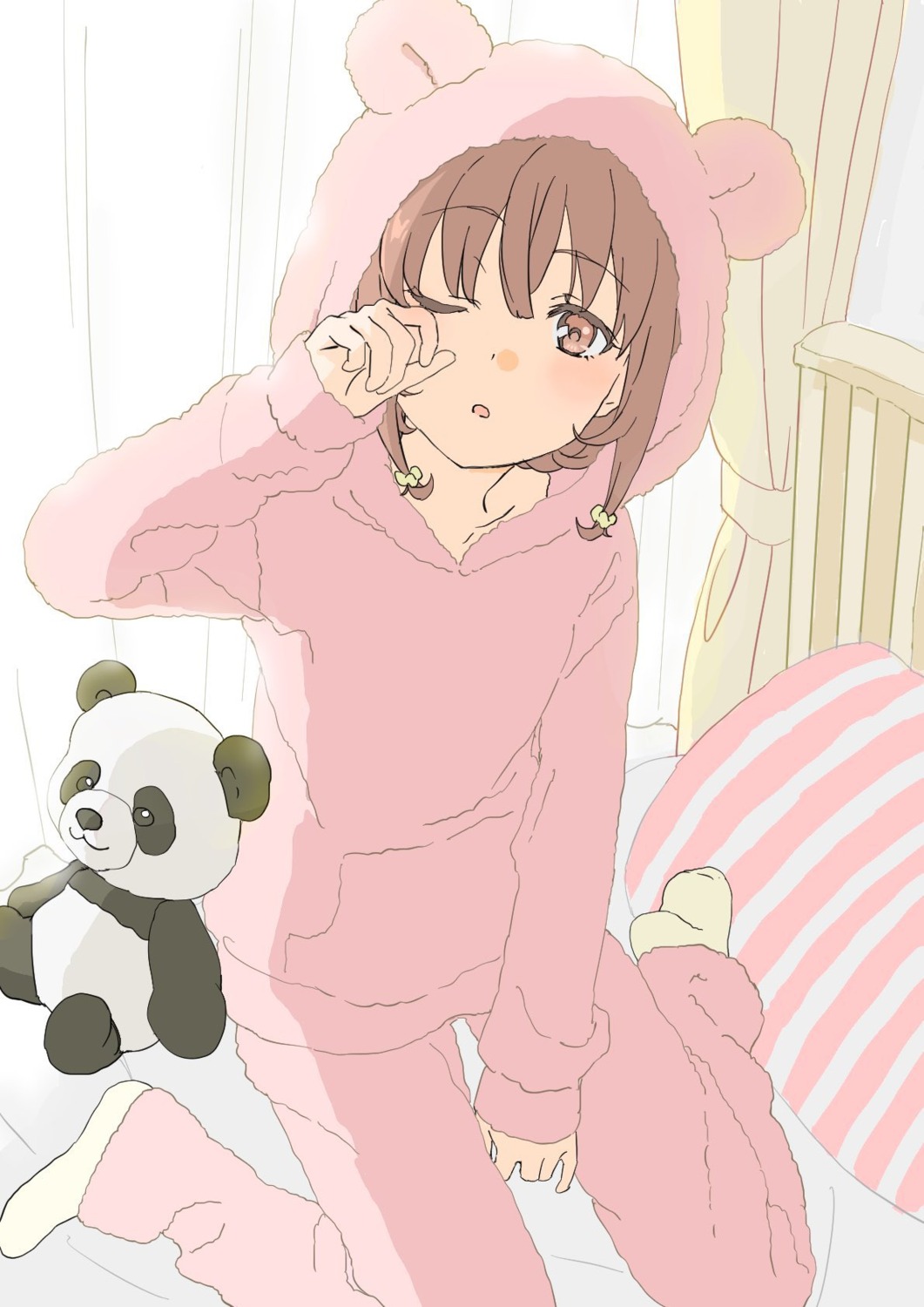 azusagawa_kaede pajama seishun_buta_yarou tamura_satomi