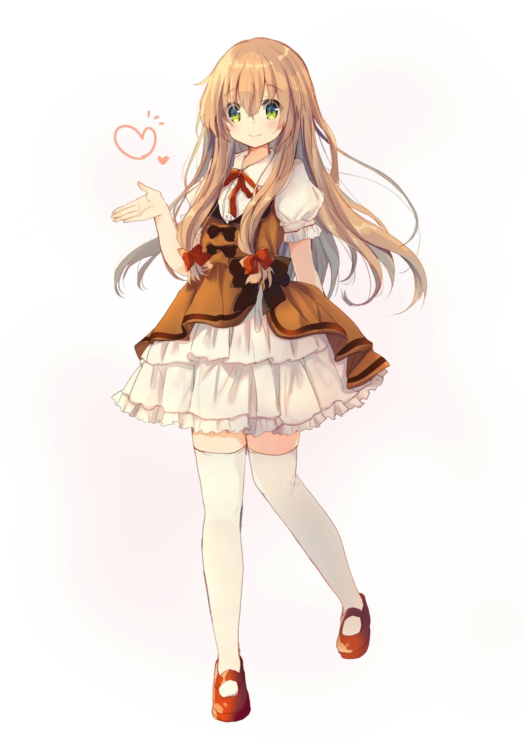 asanagi_kurumi_(panda-doufu) dress heels thighhighs