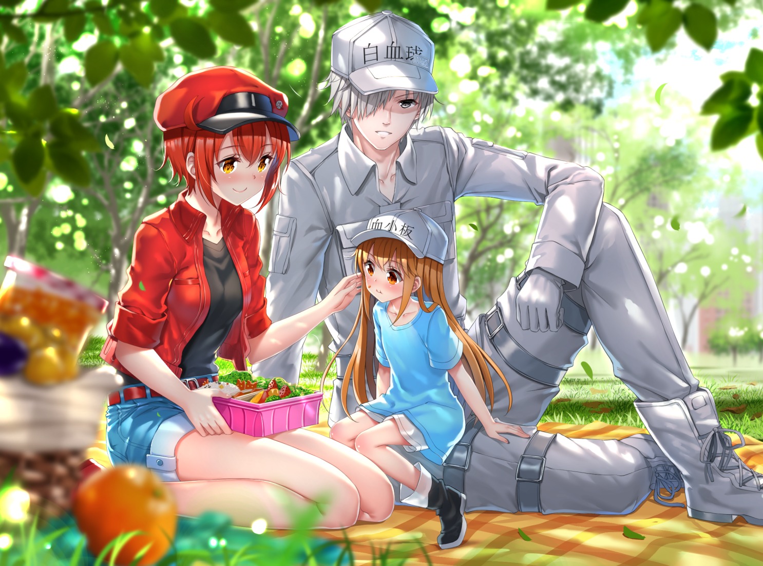 ae-3803 hataraku_saibou platelet_(hataraku_saibou) swordsouls u-1146