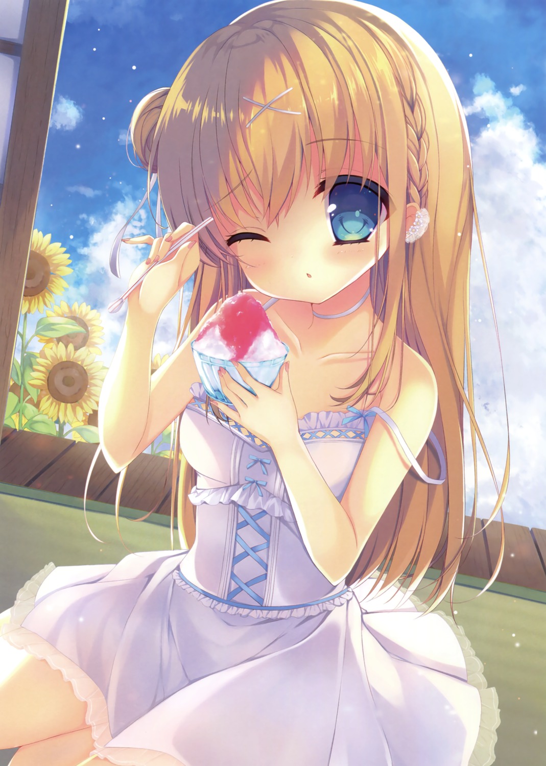 dress see_through shiyu summer_dress