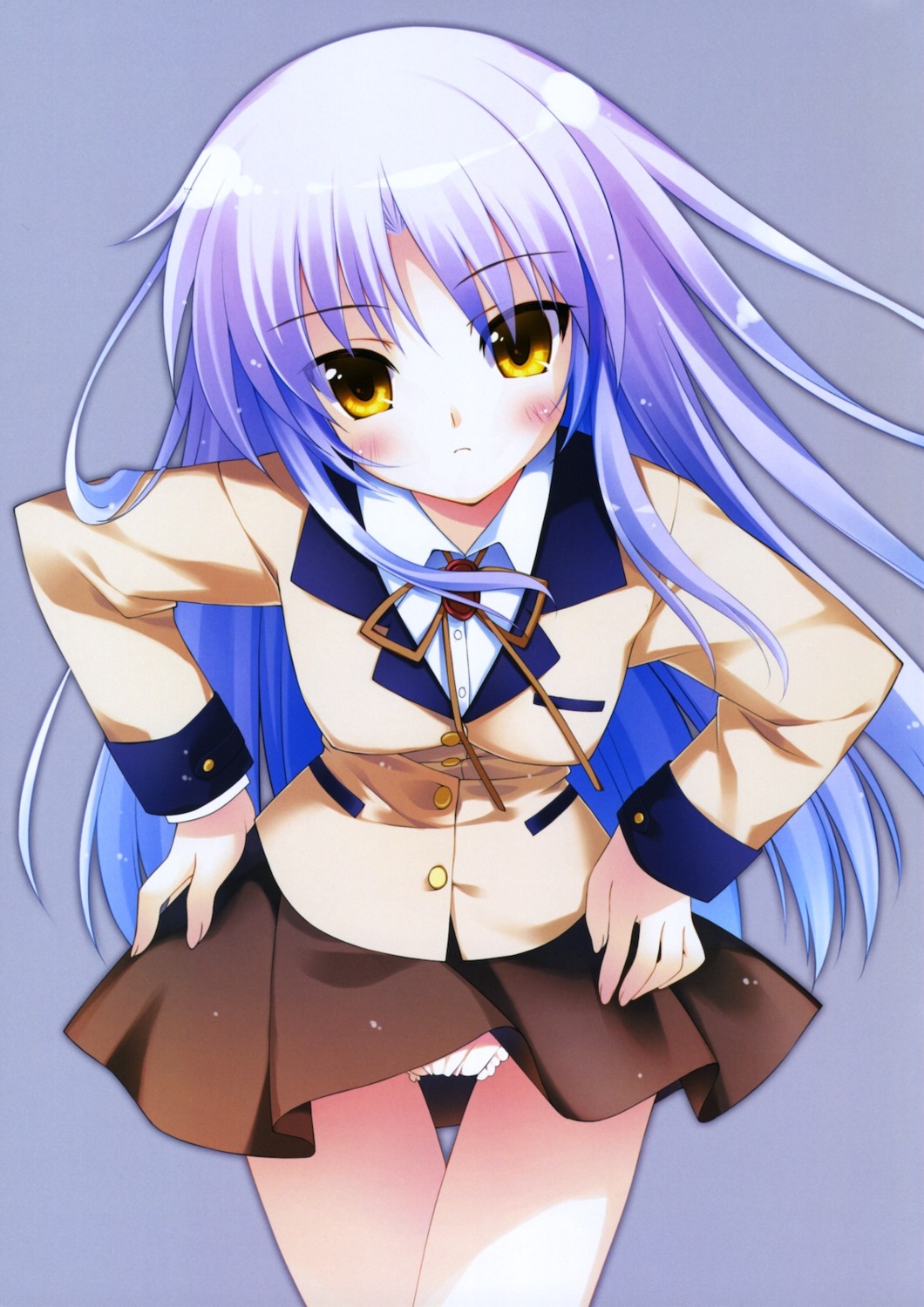 angel_beats! pantsu rei rei's_room seifuku tachibana_kanade