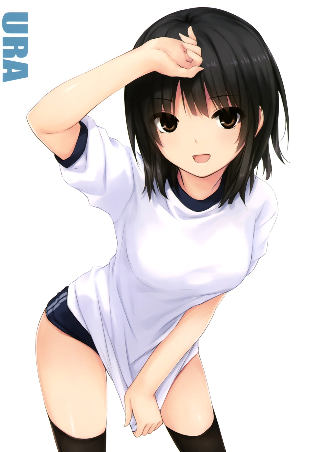 aoyama_sumika buruma coffee-kizoku gym_uniform royal_mountain thighhighs