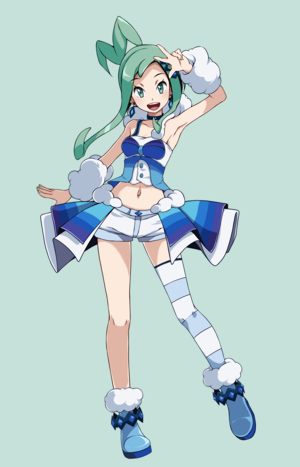 lucia_(pokemon) pokemon pokemon_oras thighhighs tsukishiro_saika