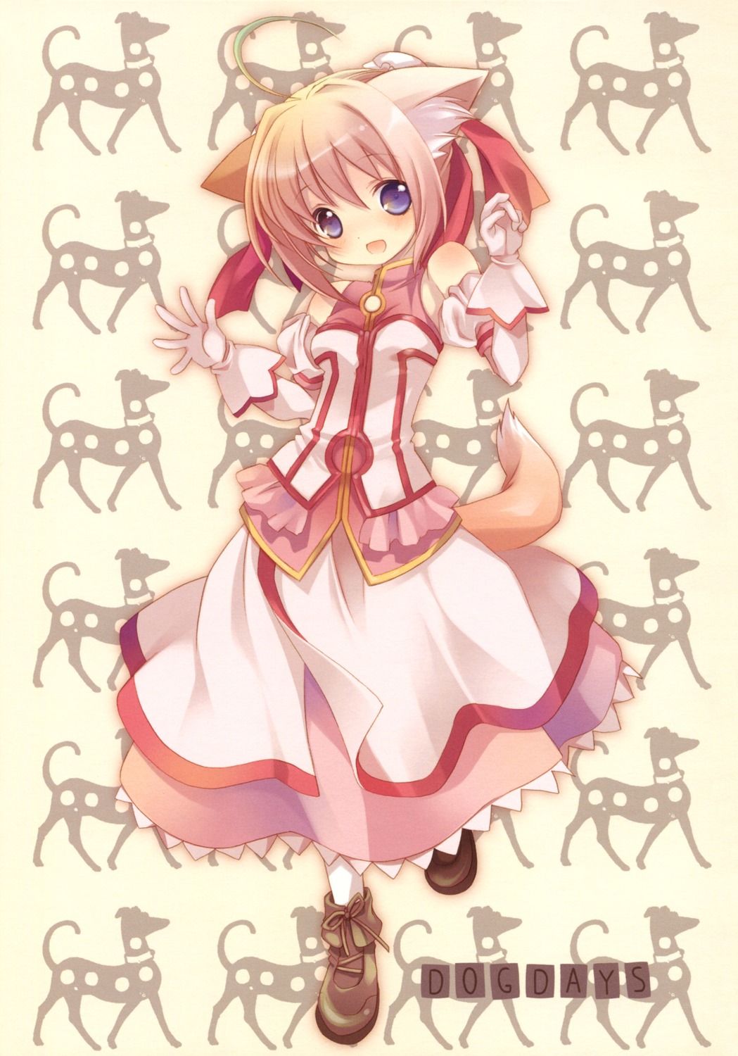 animal_ears dog_days inumimi millhiore_f_biscotti tail tokumi_yuiko