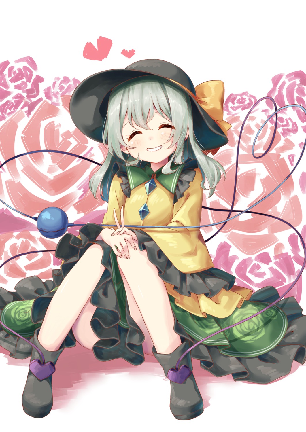 komeiji_koishi ksk_(kasokuiki) touhou