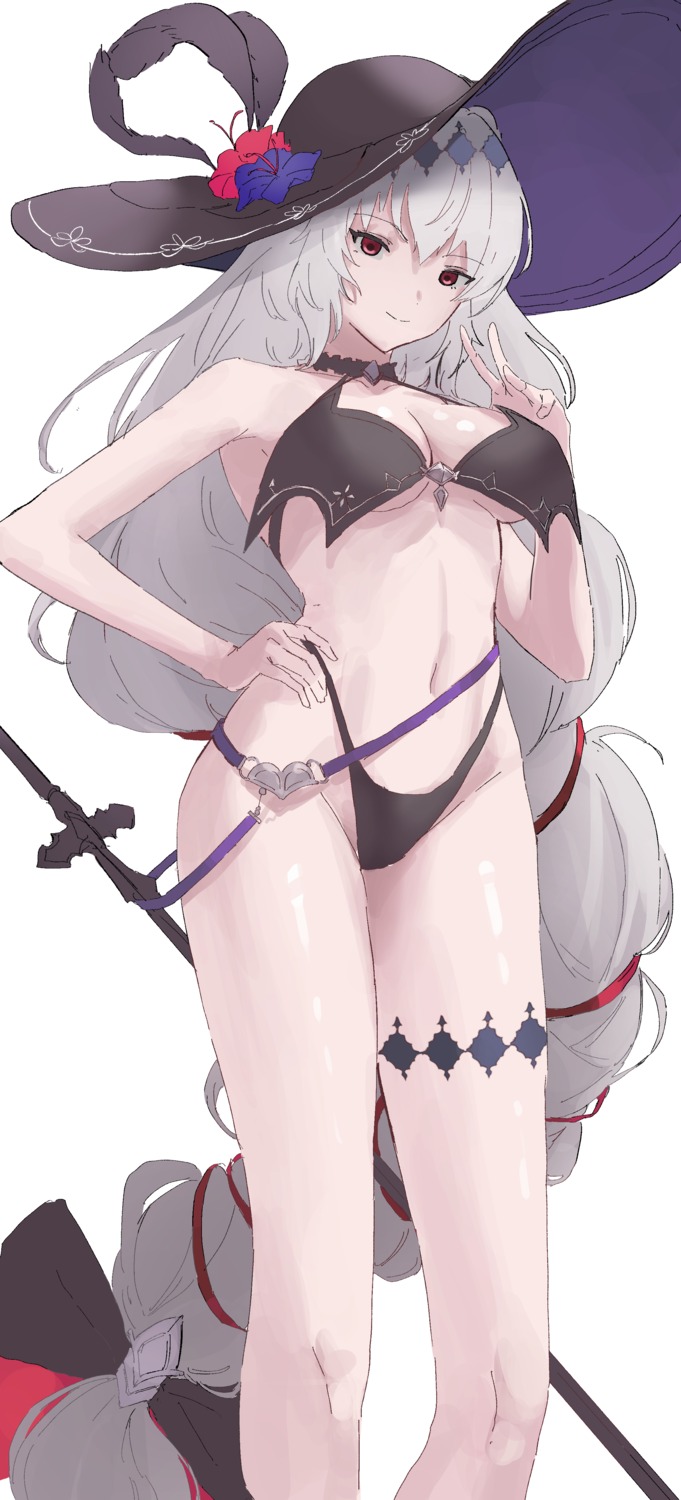 bikini garter matsukan_(dug_pile) sketch swimsuits sword