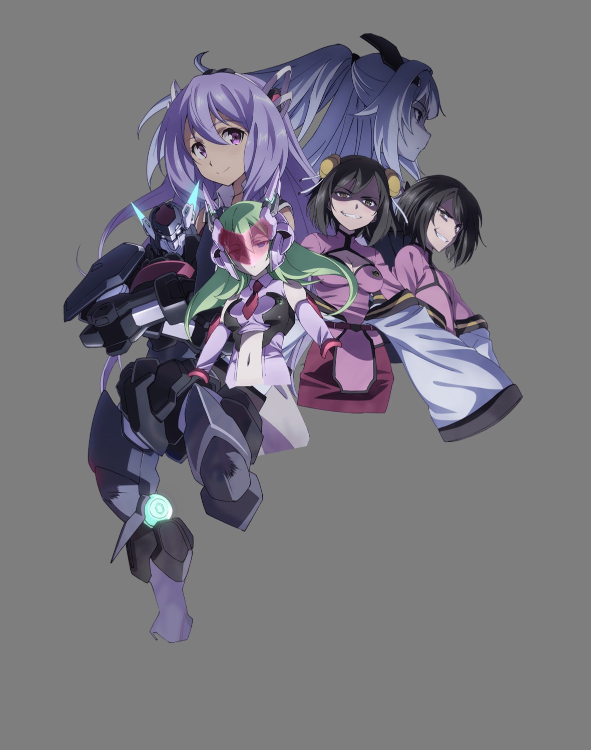 ar-d bodysuit cleavage gakusentoshi_asterisk li_shenhua li_shenyun mecha orphelia_landlufen rm-c seifuku sylvia_lyyneheym transparent_png