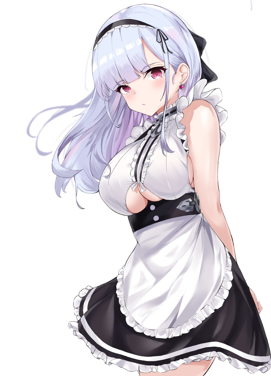 azur_lane dido_(azur_lane) hamu_(yuni0349) maid no_bra