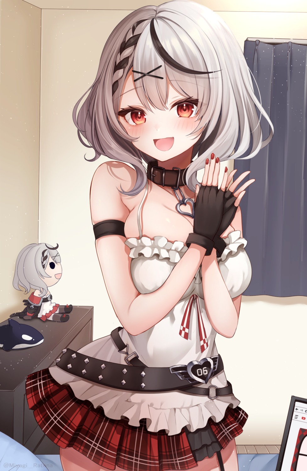 chibi hololive miyagi_ratona no_bra sakamata_chloe