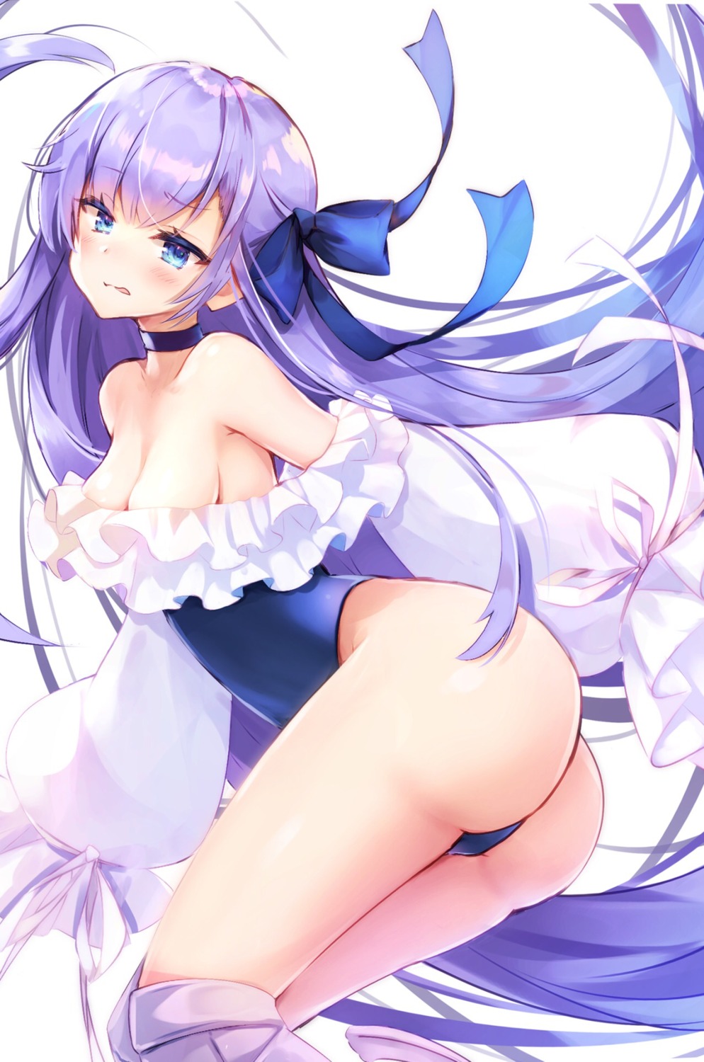 ass fate/grand_order meltlilith nekomugiharu swimsuits thighhighs