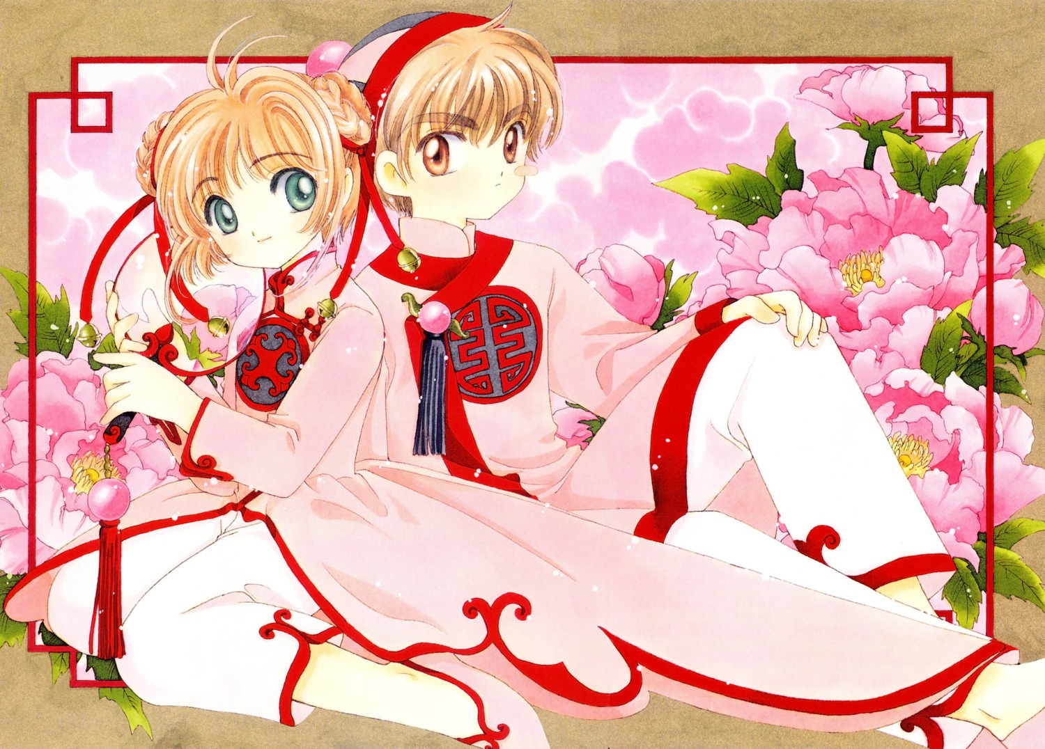 card_captor_sakura clamp fixed kinomoto_sakura li_syaoran